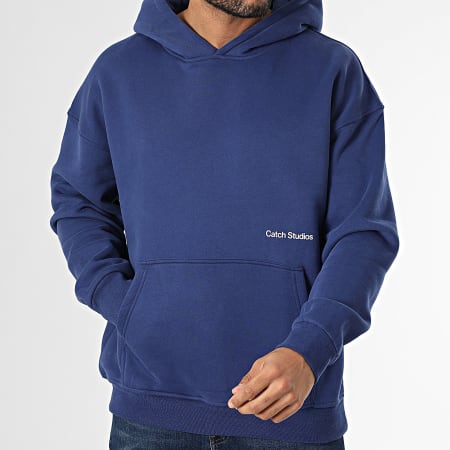 Ikao - Sweat Capuche Bleu Marine