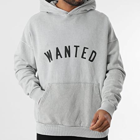 Ikao - Sweat Capuche Gris Clair