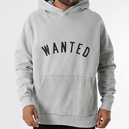 Ikao - Sweat Capuche Gris Clair