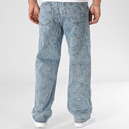 Ikao - Regular Jeans Azul Denim Bandana