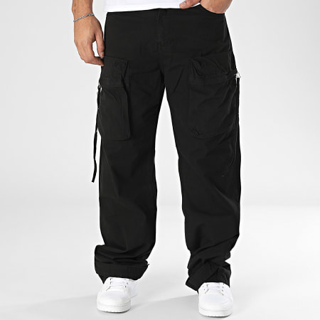 Ikao - Pantalones cargo negros