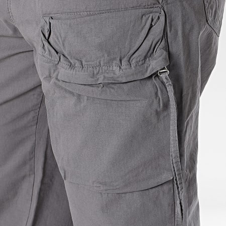Ikao - Pantalones Cargo Gris Carbón