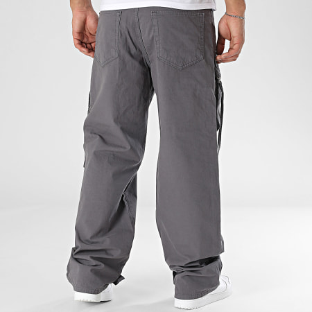 Ikao - Pantalones Cargo Gris Carbón