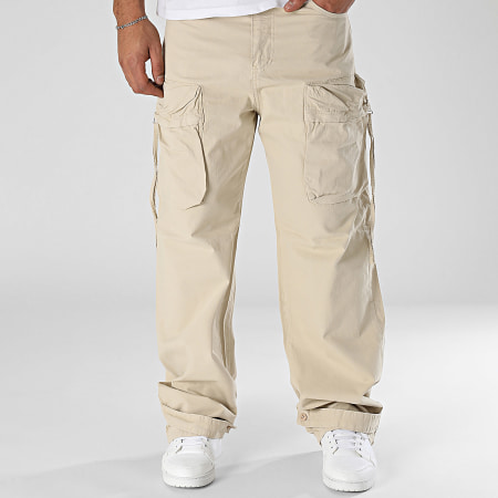 Ikao - Pantalones Cargo Beige