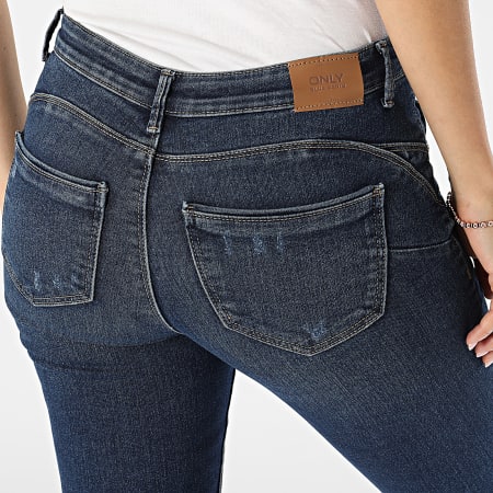 Only - Jean Skinny Femme Daisy Bleu Brut