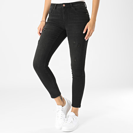 Only - Jean Skinny Femme Daisy Noir