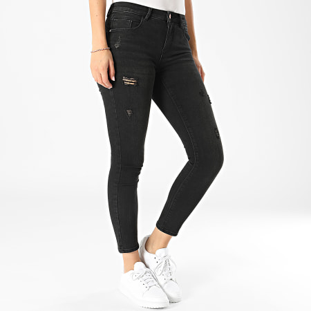 Only - Jean Skinny Femme Daisy Noir