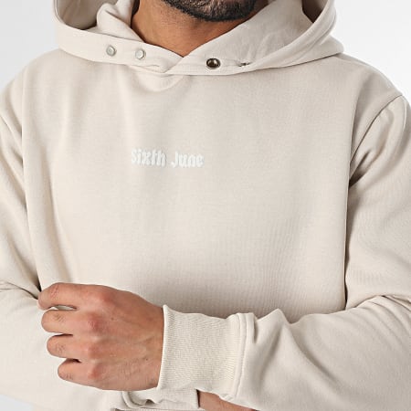 Sixth June - Sudadera con capucha beige