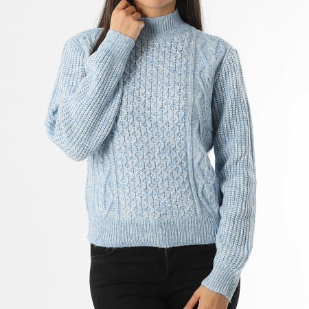 Vero Moda - Jersey Universe Mujer Azul Claro Brezo