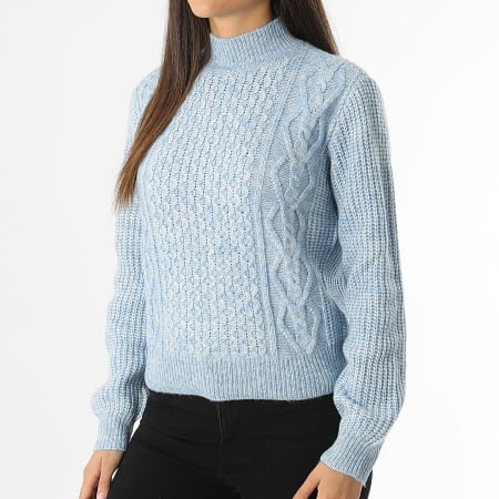 Vero Moda - Jersey Universe Mujer Azul Claro Brezo