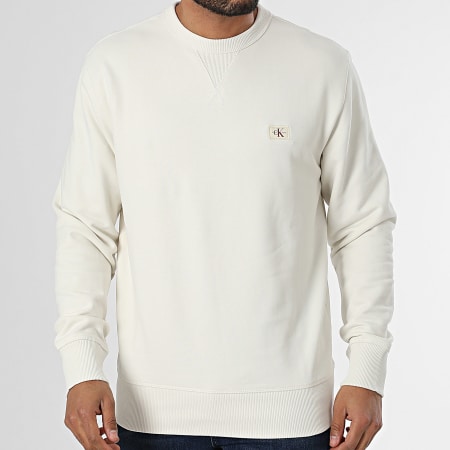 Calvin Klein - Sweat Crewneck 7115 Beige Clair