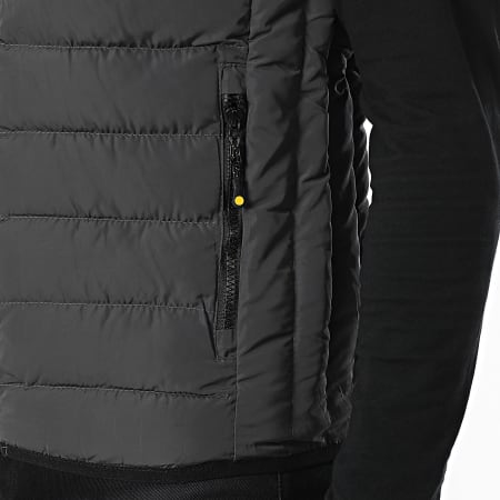 Mackten - Doudoune Capuche Sans Manches Gris Anthracite
