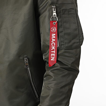 Mackten - Veste Longue Vert Kaki