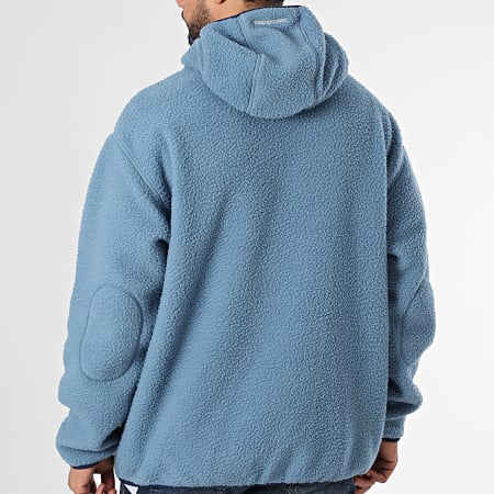Sweat à Capuche Bleu TOG24 Pour Homme, Taille L, Polaire, Occasion Très Bon état