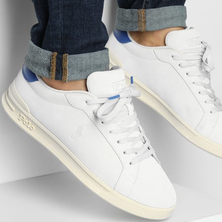 Polo Ralph Lauren Scarpe da ginnastica Heritage Court II White Royal Ryses