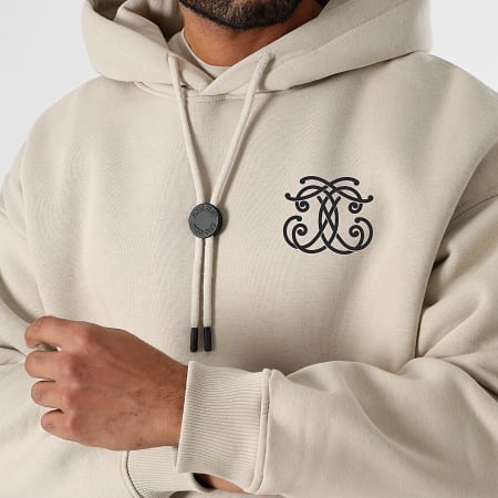 Final Club - Conjunto de sudadera con capucha y pantalón de chándal Embleme Back Beige