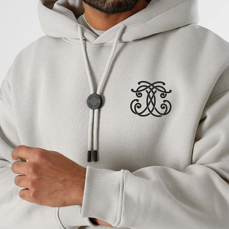 Final Club - Conjunto de sudadera con capucha y pantalón de chándal Embleme Back Grey