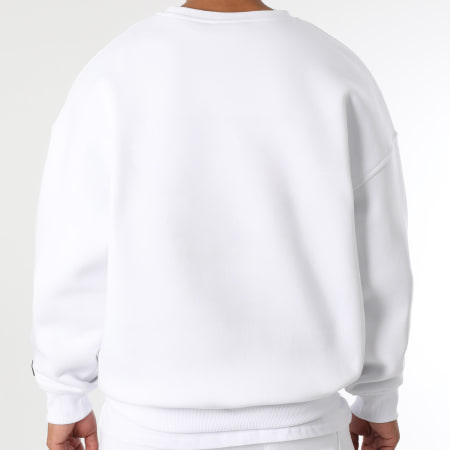 Final Club - Conjunto de sudadera y pantalón de chándal con cuello redondo delantero Embleme Blanco
