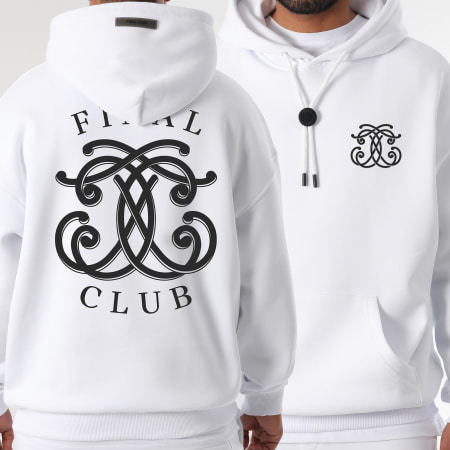Final Club - Embleme Back Hoody Blanco