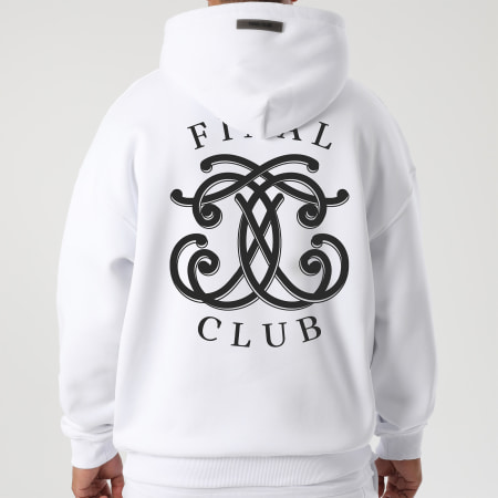 Final Club - Embleme Back Hoody Blanco