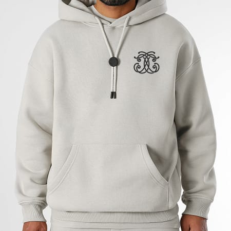 Final Club - Sudadera con capucha Embleme Back Gris