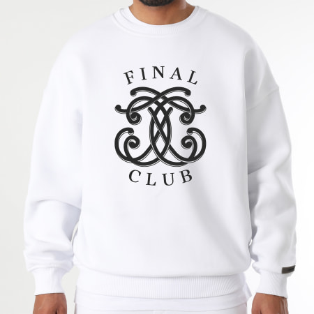 Final Club - Sudadera cuello redondo Embleme Front Blanco