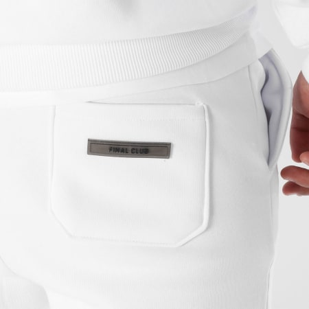 Final Club - Jogging Pants Small Embleme Blanco