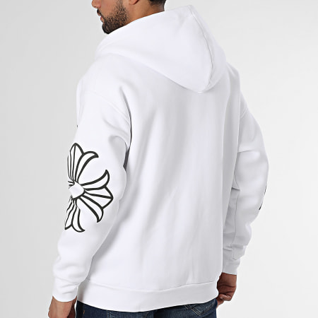 Classic Series - Sweat Zippé Capuche Blanc
