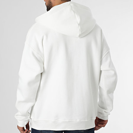 Ikao - Sweat Zippé Capuche Blanc