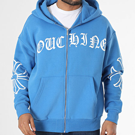 Classic Series - Sweat Zippé Capuche Bleu Clair