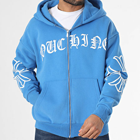 Classic Series - Sweat Zippé Capuche Bleu Clair