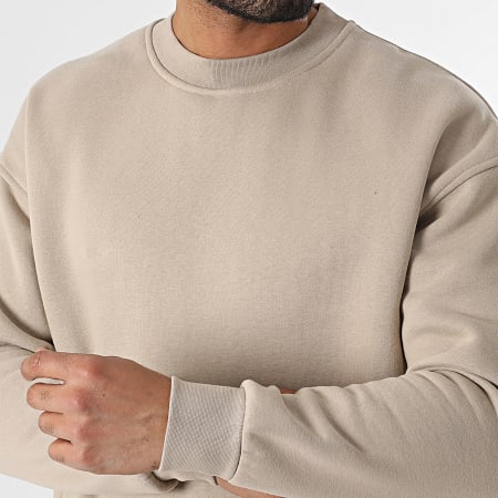 Classic Series - Sweat Crewneck Beige Foncé