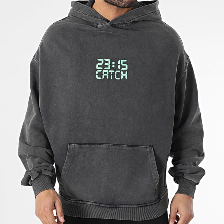 Ikao - Sweat Capuche Gris Anthracite