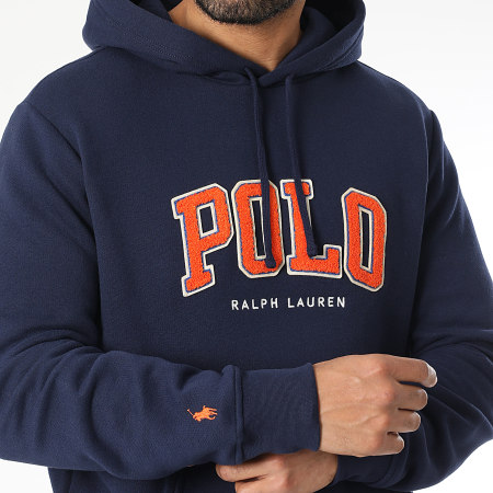 Sudadera polar con capucha Azul Marino