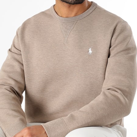 Polo Ralph Lauren - Original Player Sudadera con cuello redondo Beige oscuro combinado
