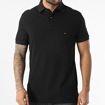 Tommy Hilfiger - Polo Manches Courtes Core 1985 6881 Noir