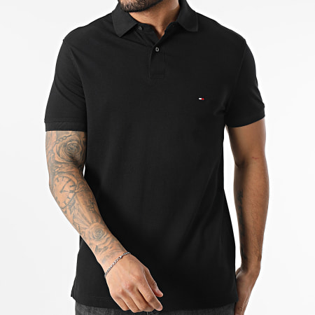 Tommy Hilfiger - Polo Manches Courtes Core 1985 6881 Noir