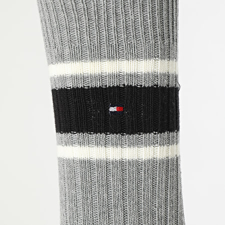 Tommy Hilfiger - 3 Pares De Calcetines 701229786 Gris Negro