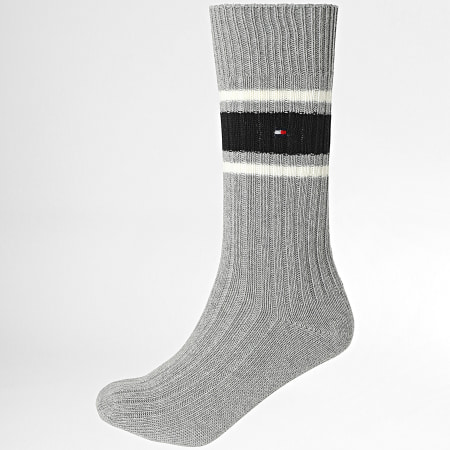 Tommy Hilfiger - 3 Pares De Calcetines 701229786 Gris Negro