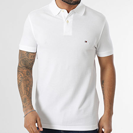 Tommy Hilfiger - Polo Manches Courtes Core 1985 6881 Blanc