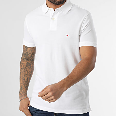 Tommy Hilfiger - Polo Manches Courtes Core 1985 6881 Blanc