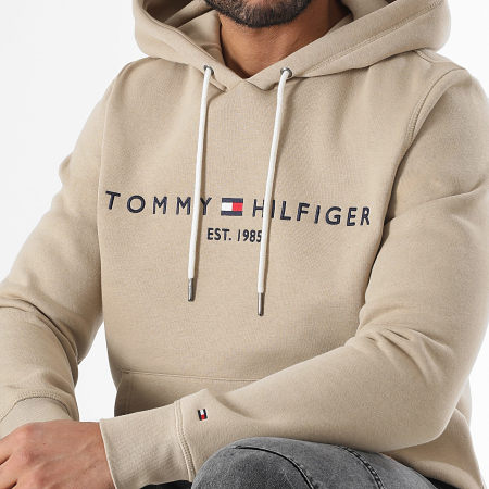 Tommy Hilfiger - Tommy Logo Sudadera con capucha 1599 Beige