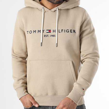 Tommy Hilfiger - Tommy Logo Sudadera con capucha 1599 Beige