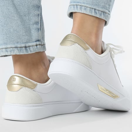 Tommy Hilfiger - Baskets Femme Chic Court 8382 White