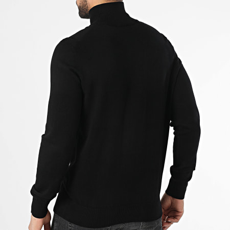 BOSS BOSS - Kanobix Zip Neck Sweater 50527585 Black - Ryses