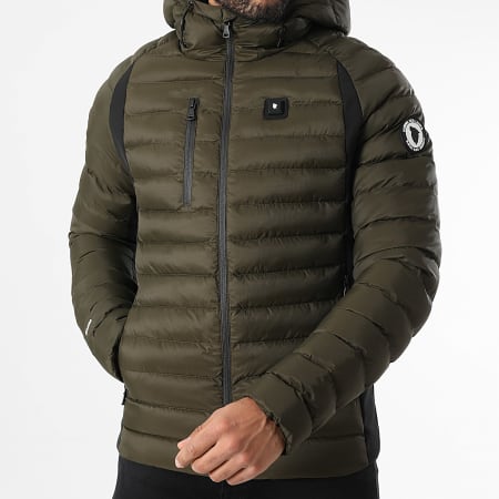 Comme Des Loups - Doudoune Chauffante Capuche Meribel Vert Kaki
