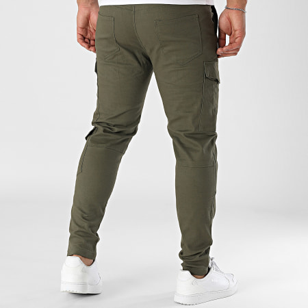Frilivin - Pantalon Cargo Vert Kaki