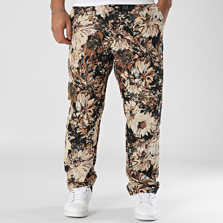 Frilivin - Pantalon Regular Fit Beige Noir