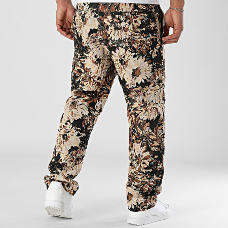 Frilivin - Pantalon Regular Fit Beige Noir