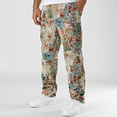 Frilivin - Pantalón Regular Fit Verde Multi